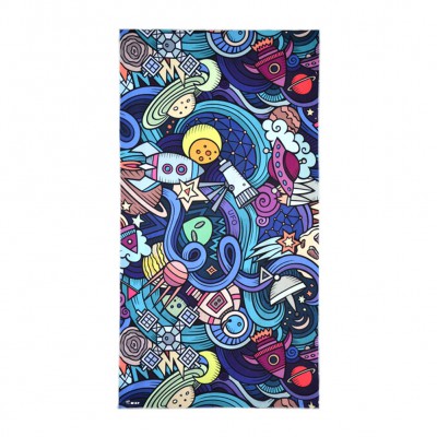 Microfiber Beach Towel, Absorbent Beach Blanket - 30 x 60, Compact, Sand Proof, Best Lightweight Towel for The Swimming, Sports, Travel, Beach - Gift Waterproof Case 